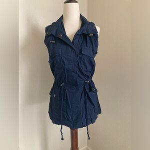 Love Tree Navy Blue Vest